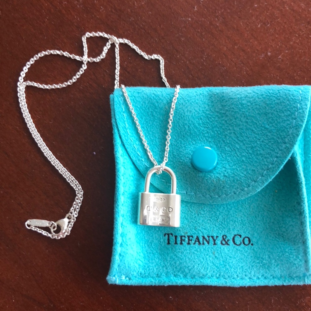 Tiffany and co lock necklace